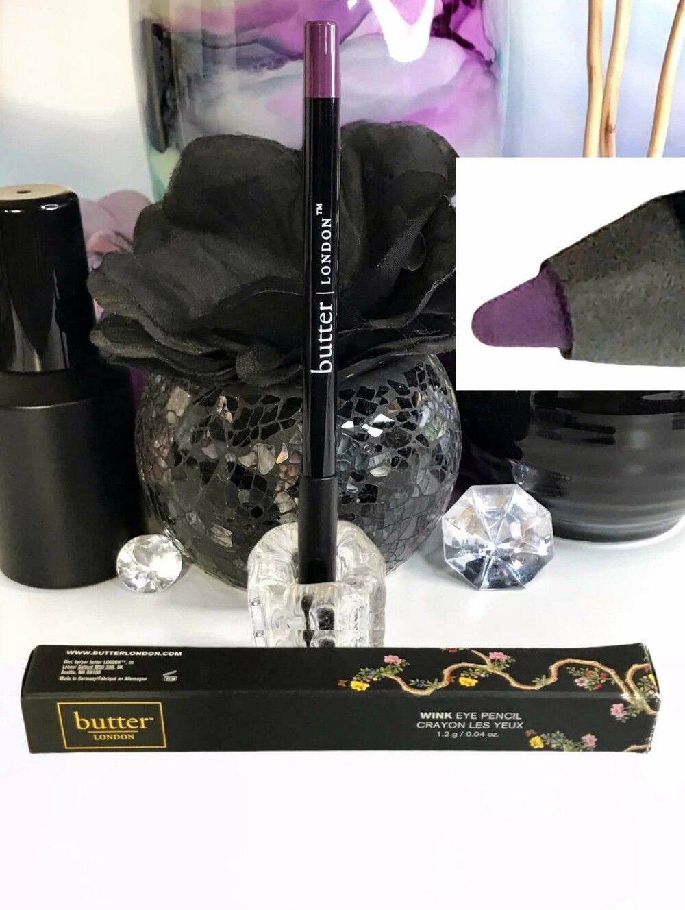 Butter London WINK Eye Pencil in COR BLIMEY (aubergine/purple) .04oz *BNIB